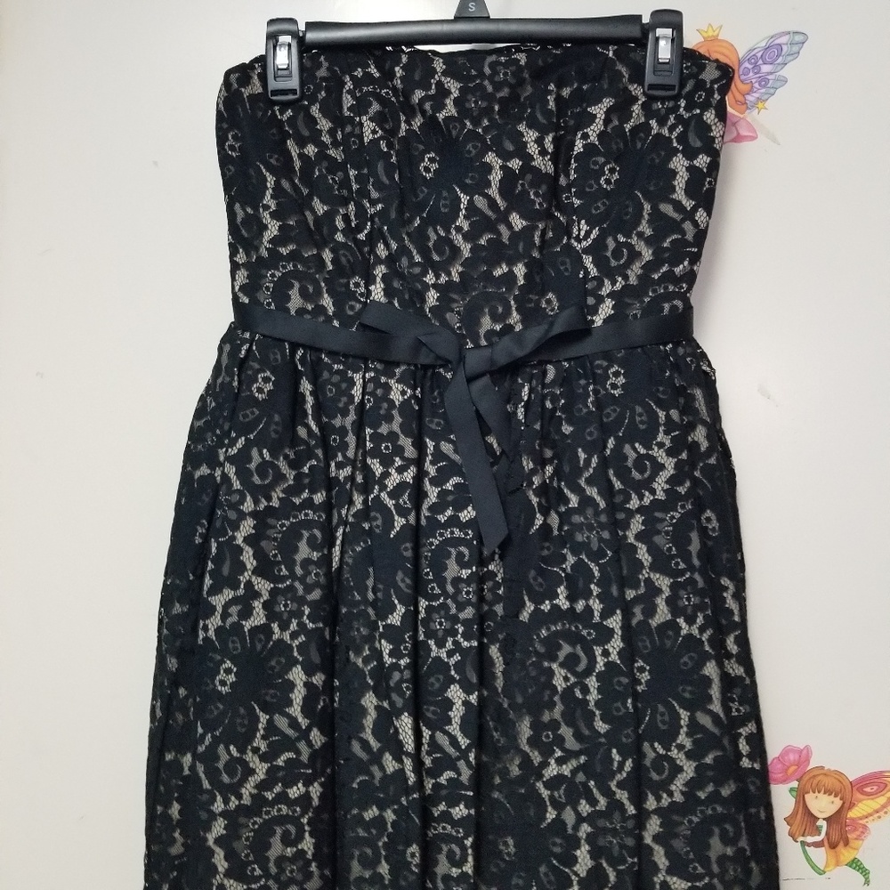 Neiman Marcus x Target collab lace strapless dress